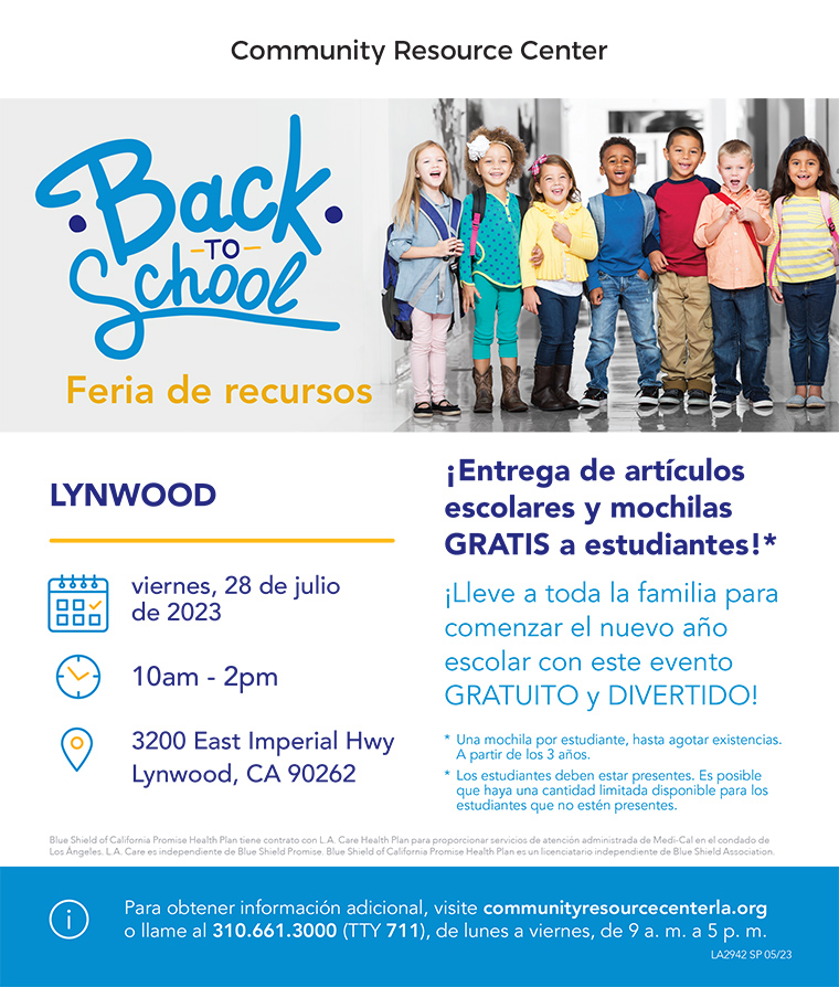 Backpack Giveaway Spanish